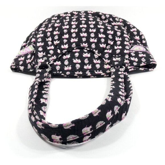 Vera Bradley Glenna Pink Elephants Shoulder Bag - Picture 5 of 10